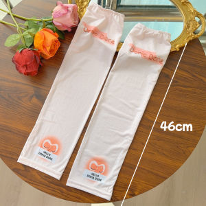 Summer Sunscreen Sleeves Outdoor Cycling Fishing Arm Covers Solid Color Breathable Arms UV Protection Gloves Women Driving Long Arm Sleeve