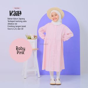 Tunik Anak Kaila Polkadot By Erlimakids Bahan Katun Jepang Premium Adem Nyaman Dipakai Bisa COD