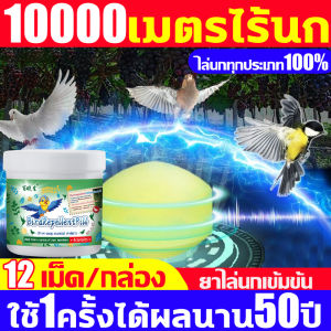 ✨100 ปีไม่มีนก✨ไล่นก 12เม็ด/กล่อง ไล่นกพิราบ วางไว้ นกหายไปหมด ก้อนไล่นกพิราบ กันนกออกไปได้อย่างง่ายดาย สูตรอ่อนโยน ไล่นกพิราบถาวร สะดวกรวดเร็ว กันฝน กันแดด ปลอดภัยไร้สารพิษ เหมาะสำหรับสถานที่ต่างๆ ไล่นกได้ผลดี100% เครื่องไล่นก ยาไล่นกพิราบ ที่ไล่นกพิราบ