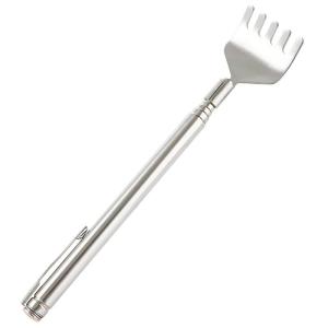 DuduMart Back Massage Tools Stainless Steel Telescopic Scratcher Relaxation Anti Itch Claw