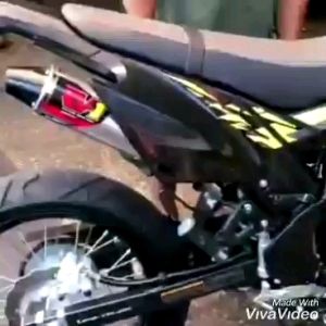 KNALPOT RV1 SHORTY DTRACKER CRF KLX 150L BL BF TRAIL MODIF RACING SUPERMOTO Knalpot Racing Rv1 Prosircuit Klx D-tracker Crf