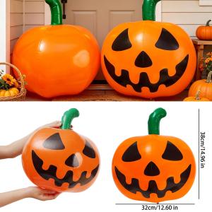 Halloween Inflatable Foil Balloons Ghost Pumpkin Decoration Thickened PVC Easy Inflate for Party Courtyard Window Display