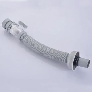 Bathroom Sink Drain Kit Flexible Expandable P-Trap Sink Pipe Hole Snappy Trap with Built-in Anti-Clogging Stopper