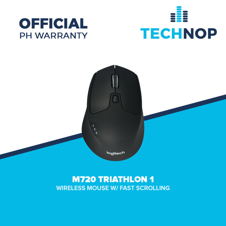 Logitech M720 TRIATHLON MultiDevice Wireless Mouse with Hyperfast