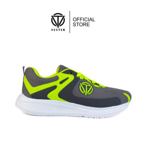 VESTER - Sepatu Sneakers Casual Wanita Pria Abu Hijau 36-43 V03AH