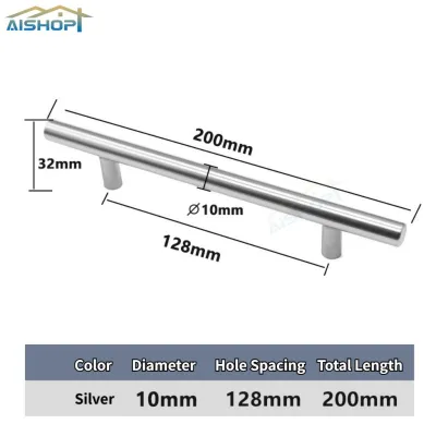 [SG Seller]Stainless Steel Kitchen Handle Cupboard Drawe Door Cabinet T Bar Handle Pull Knob cabinet knobs
