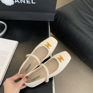 【เน็ตไอดอล】หนาพื้นรองเท้าแพลตฟอร์มสำหรับผู้หญิงออกแบบเพิ่มความสูง / รองเท้าสตรี Mary Jane สุภาพสตรีรองเท้าแบน สุภาพสตรีรองเท้าเล่นริมทะเล สุภาพสตรีรองเท้าเหยียบเดียวสำหรับสุภาพสตรี / สุภาพสตรีรองเท้าบัลเล่ต์ / สุภาพสตรีสแควร์หัว Lefu รองเท้า