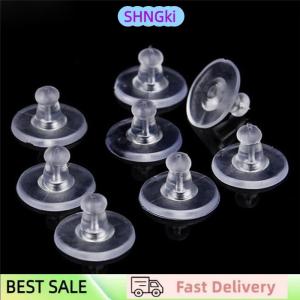 SHNGki 50PCS Heavy Duty Rubber Earring Backs Sleeves Holders Stoppers Soft Nut Silicone