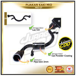 Pijakan Kaki + Footstep depan Yamaha Mio GT 115cc 2012-2015 Besi Tebal Fullset siap pakai