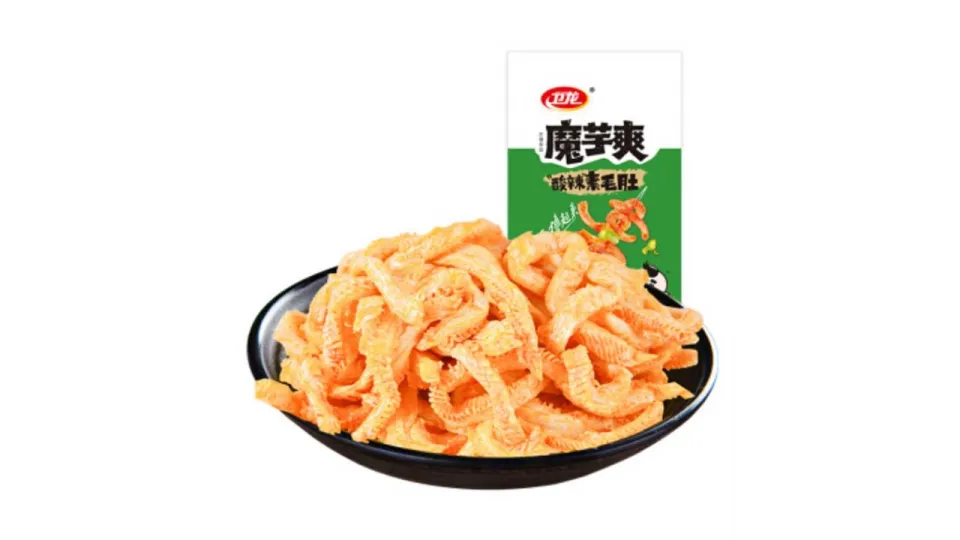 Weilong Mo Yu Shuang Spicy Snacks Konjac 卫龙 魔芋爽一盒360g (酸辣