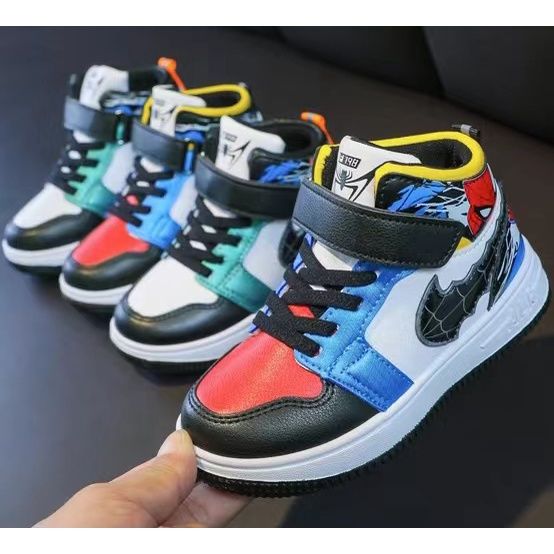 New Fashion Kids Shoes for Boys Classic High-cut Sport Shoes Casual  Sneakers for Children(size26-37)