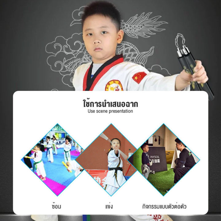 เครื่องมือกีฬา，ฟองน้ํา PVC nunchucks，มีให้สําหรับผู้ใหญ่และเด็ก，พิมพ์ ...