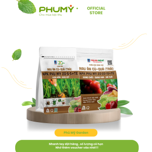 Combo 2 Túi Phân Bón NPK Đạm Phú Mỹ Cho Cây Rau Ăn Củ Quả Cung Cấp Chất Dinh Dưỡng Túi 500gram và 500gram