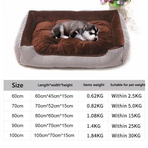 Dog Bed Cat Bed Cushion Separation Detachable And Washable PP Cotton XXL100CM Pet Bed