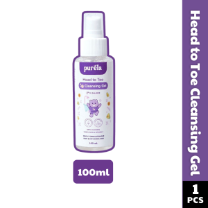 PURELA Head to Toe Cleansing Gel Sabun Sampo Bayi 3in1 Tidak Perih Melembapkan Kulit