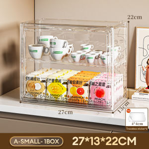 DEEYO Acrylic Figure Display Case with Dust-Proof Lid - Transparent Storage Box for Collectibles