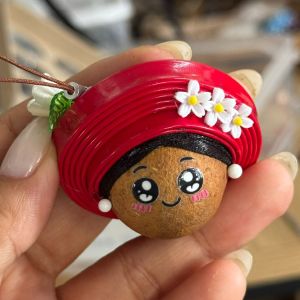 Móc Khoá sáp thơm. Bé Nhãn Handmade. Nhân vật "Út Nhãn" | Sản phẩm Thủ công từ trái nhãn. Quà tặng dễ thương.