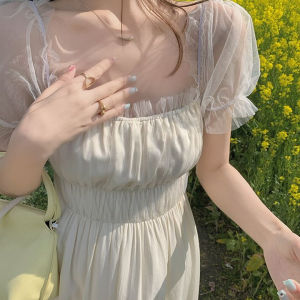 Korean Puff Sleeve Dresses: Casual Formal Wedding Dress, Maxi Dress & Plus Size Elegance