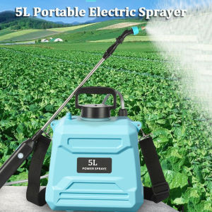 【in stock】USB Rechargeable 5L Portable Electric Spray Ahoulder Sprayer Electric Spray High-pressure Sprayer Household