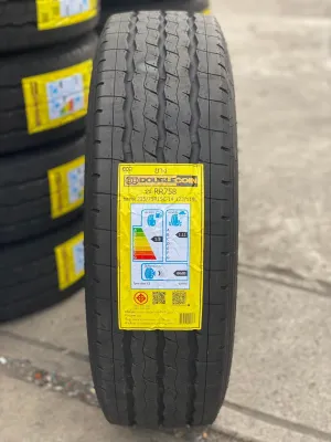 ยางไทยบรรทุกผ้าใบ 14 ชั้น DOUBLE COIN รุ่น RR758 ขนาด 225/75R15 ยางปี2025 ราคาต่อเส้น แถมฟรีจุ๊บลม