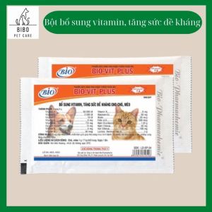 Bột bổ sung vitamin tăng sức đề kháng cho chó mèo Bio Vit Plus gói 5g - Bibopetcare