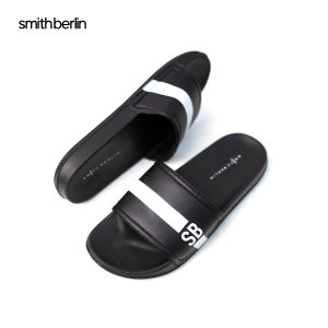 Sandal Slip On Pria Smith Berlin Kyle Sandal Selop Nyaman Anti Licin Kasual - Black