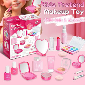 Kids Pretend Play Makeup Set Realistic Safe Non Toxic Washable Cosmetic Toy Gift