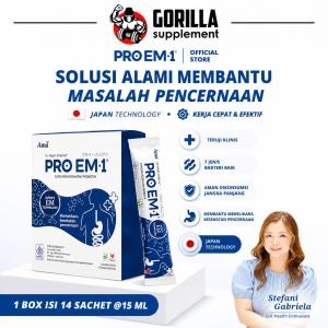 PROEM1 Probiotik Sachet 7 Traveling Bakteri Baik |Pencernaan |Maag |Gerd |Sembelit |Usus |Zero Sugar