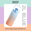 Goto Botelo Botol Motivasi Minum 2 Liter Bottle Tumblr Air Tanda Waktu. 