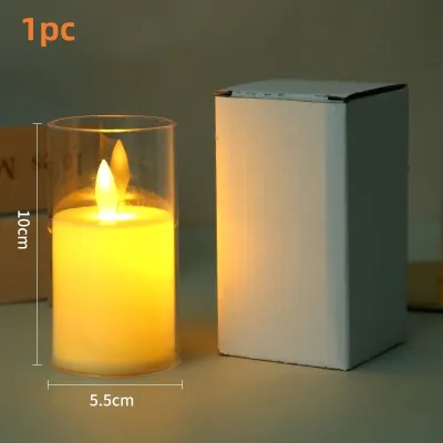 (1 PCS) Swing Flameless LED Candle Electric Lamp Flickering Tea Light Christmas Event Party Home Decor