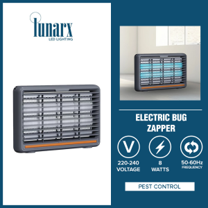 Lunarx Electric Bug Zapper Double Led Tube 8W LNRX-SLD208 8W