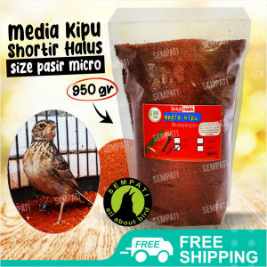 SEMPATI  Media Kipu Haje Haifa Halus 950gr Serbuk Bata Merah Media Kipu Burung Branjangan Bubuk Pasir Bata Merah Sangkar Kandang Burung Branjangan Lark