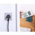 j shop2you–Self-adhesive Multifunction Power Plug Wall Mount Hook Kitchen Wall Strong Adhesive Hook Creative Socket Hook. 