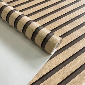 17 MILE 45cm*3M Wallpaper Wood Design PVC Self Adhesive Waterproof Stripe Wood Grain Home Wall Decor Sticker