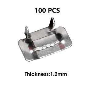 Steel Banding Strap Buckle 1/2 100PCS Home decoration hardware tools for Water pipes etc