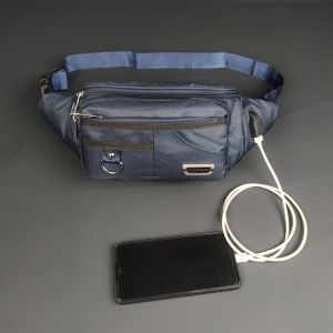 TAS SELEMPANG PRIA WANITA POLO AMSTAR WATERPROOF FREE KABEL USB EXTENSION