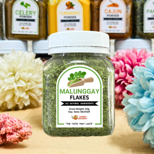 Malunggay Flakes 50g by Baryo Natural Premium Herbs and Spices / Moringa flakes Known Spices Brand