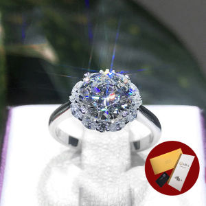 Diamcity (Free Gra Certificate) Couple Cincin 5 Karat Moissanite