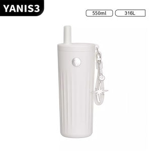 YANIS3 Cangkir Mug Kopi Stainless Steel 550ml Termos Vakum Tumbler tahan panas dingin 24 jam