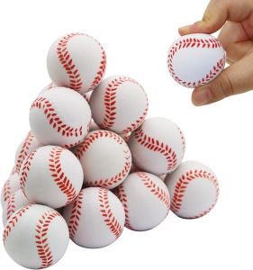 Urspasol 20/40 PCS Baseball Stress Balls for Kids 1.6 inch Baseball Party FavorsSports Ball Small Foam Baseballs Squeeze Ball Stress Relief for School Carnival Reward