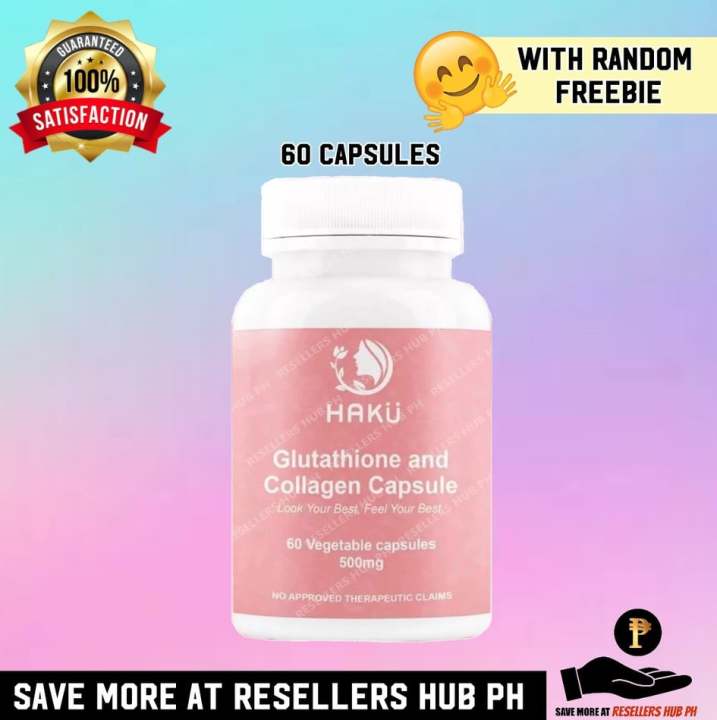 Haku Glutathione Collagen Capsule Japan Formula (60capsules) ORIGINAL |  Lazada PH