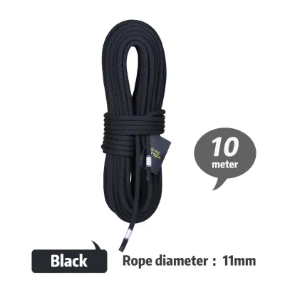 XINDA Dây Leo Núi Cắm Trại 10M Dây Tĩnh 10Mm Đường Kính 5200lbs Dây Buộc Độ Bền Cao Thiết Bị Leo Núi An Toàn Sinh Tồn