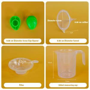 【50 PCS】6-Size Stand Up Pouch with Spout 30-250ml for Juice Sauce Liquid Food Safe & Durable