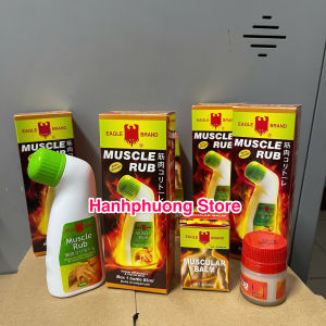 BỘ ĐÔI DẦU XOA BÓP NÓNG MUSCLE RUB 85ML VÀ CAO XOA CƠ BẮP MUSCULAR BALM 20GR- HÀNG NHẬP KHẨU- DATE XA 5 NĂM