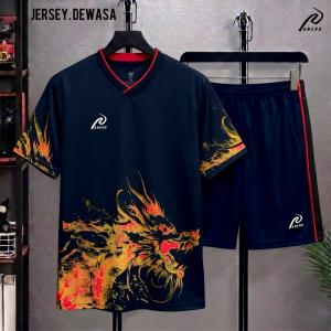JERSEY SEPAK BOLA BADMINTON DAN OLAHRGA VOLLY OTS BAJU BOLA FUTSAL DEWASA BAJU PLUS CLANA