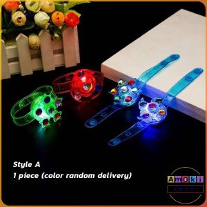 Amoki Light Flash Bracelet Toys Rotating Gyro Watch Kids Gift