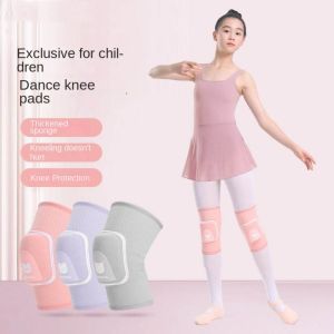 CC SP 1Pair ป้องกันเข่า สนับเข่ากีฬาสำหรับเด็ก ระบายอากาศได้ ป้องกันการชนกัน ปลอกแขนบีบอัดเข่า สะดวกสบาย ยางยืด สนับเข่าสำหรับเด็ก สำหรับเด็ก/เยาวชน