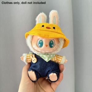 UUMIR Labubu Time To Chill Filled Labubu Doll Clothes Cotton Doll Handmade Doll Accessories Durable Macaron Handmade Doll Clothes for 17cm Labubu