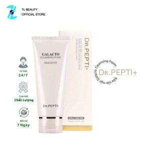 [TEM PHỤ + XUẤT VAT] DR.PEPTI Galacto Cleansing Foam 110ml - Sữa rửa mặt tạo bọt làm sạch sâu đồng thời bảo vệ da