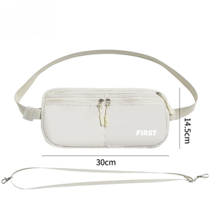 กระเป๋าคาดเอว หัวเข็มขัดปรับ กระเป๋าเป้ ป้องกันการโจรกรรม การพกพา ผ้าใบลําลอง ทนต่อการฉีกขาด